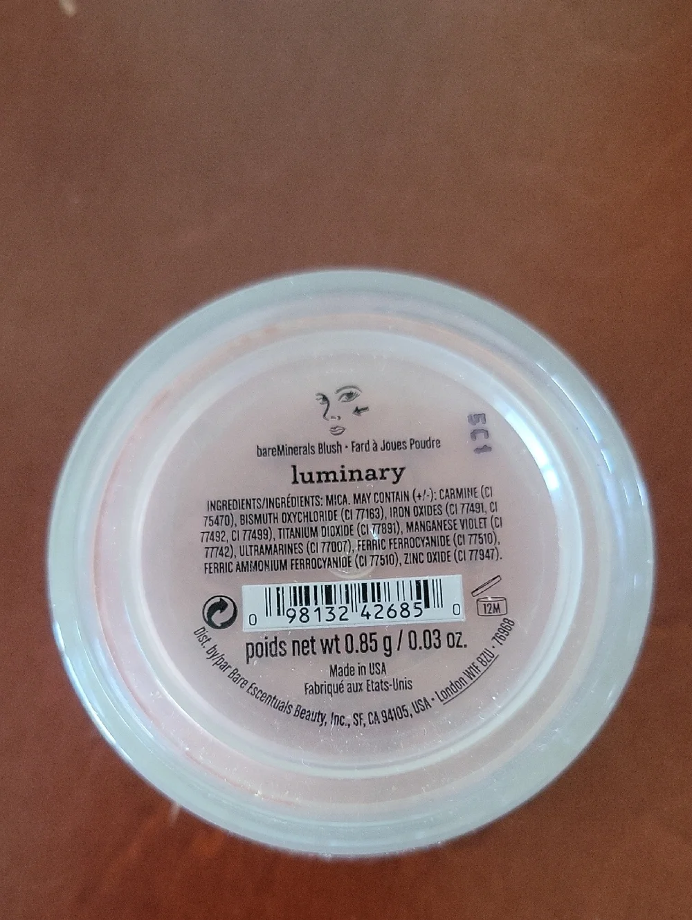 bare Minerals Blush, Luminary